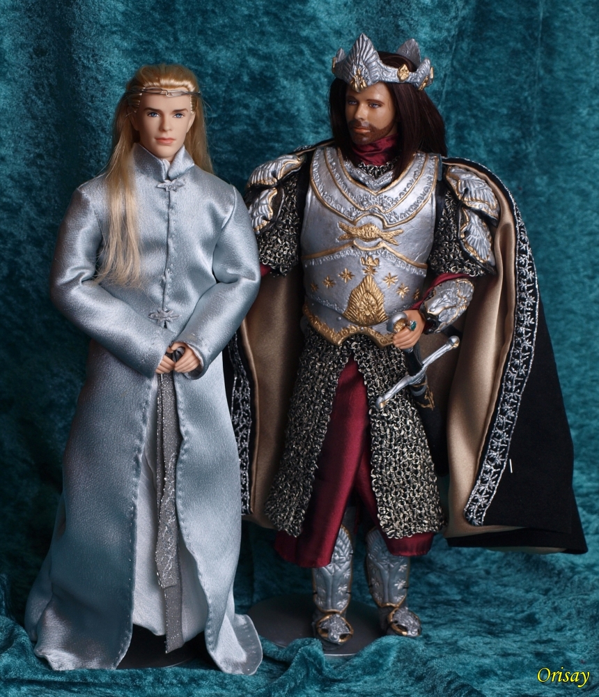 Aragorn Legolas coronation 05